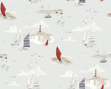 146835 Coastal Boats Cottesmore Sky Wallpaper by Sophie Allport