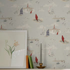 146835 Coastal Boats Cottesmore Sky Wallpaper by Sophie Allport