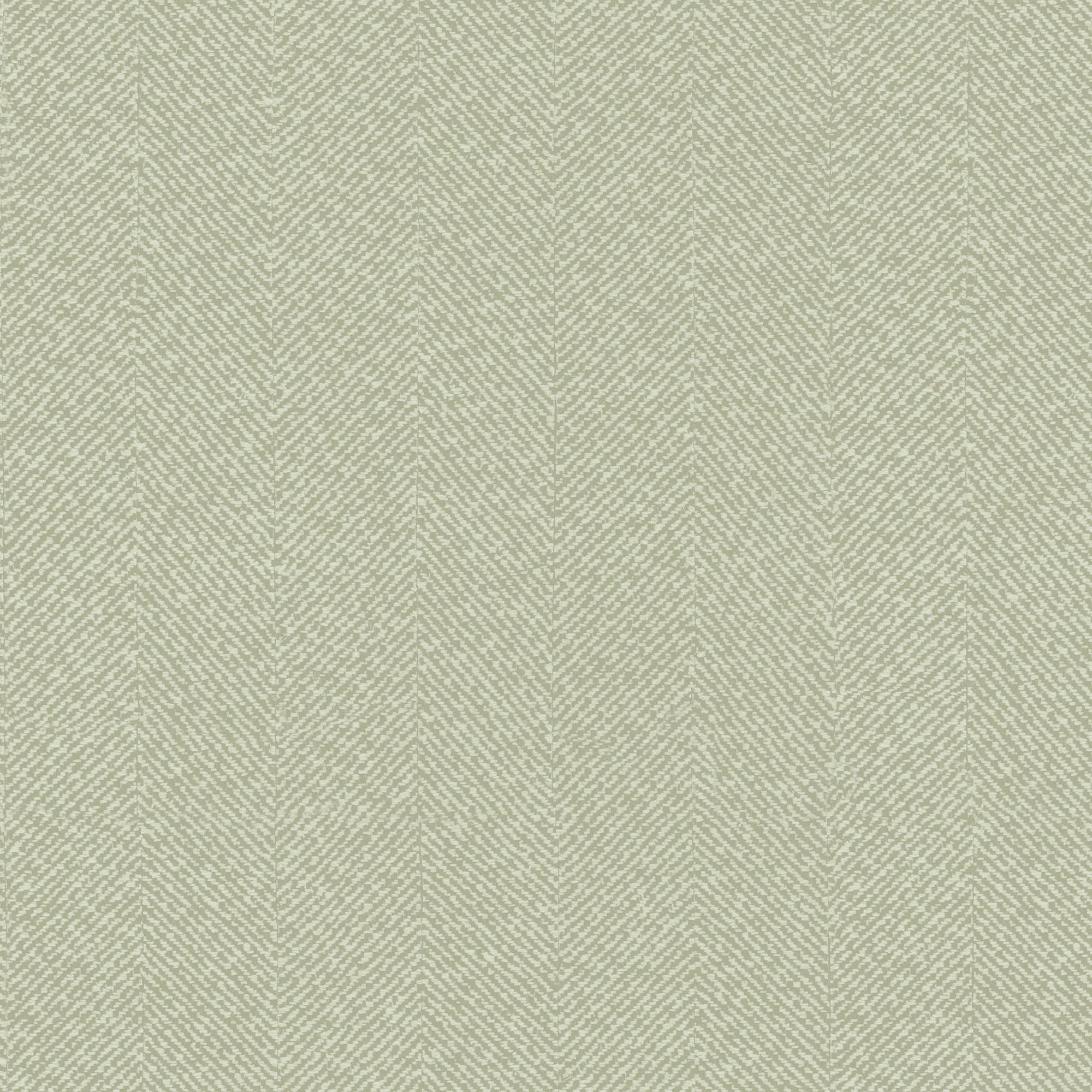 146837 Herringbone Texture Mossbank Green Wallpaper by Sophie Allport