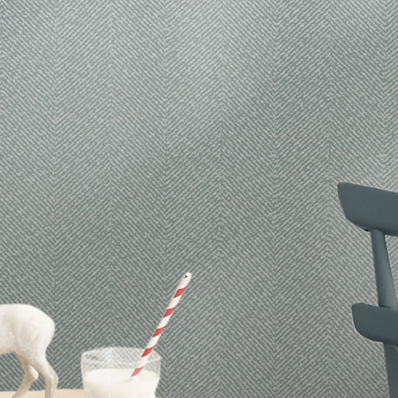 146838 Herringbone Texture Morning Fog Wallpaper by Sophie Allport