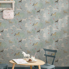 146840 Forest Ponies Witham Blue Wallpaper by Sophie Allport