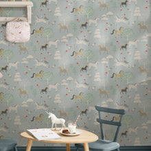 146840 Forest Ponies Witham Blue Wallpaper by Sophie Allport