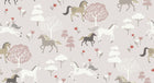 146841 Forest Ponies Chalk Blush Wallpaper by Sophie Allport