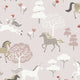 Forest Ponies Chalk Blush Sophie Allport SS26 Wallpaper by Sophie Allport