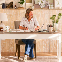 146843 Oundle Stripe Morning Fog Wallpaper by Sophie Allport