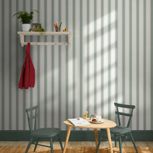 146843 Oundle Stripe Morning Fog Wallpaper by Sophie Allport