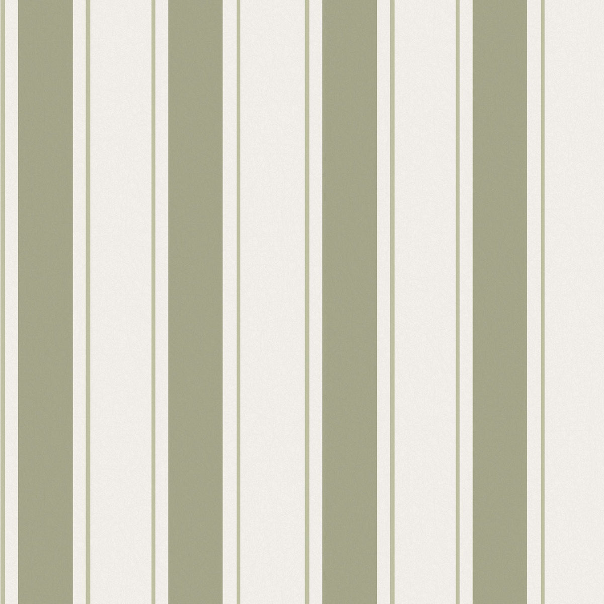 Oundle Stripe Mossbank Green Sophie Allport SS26 Wallpaper by Sophie Allport