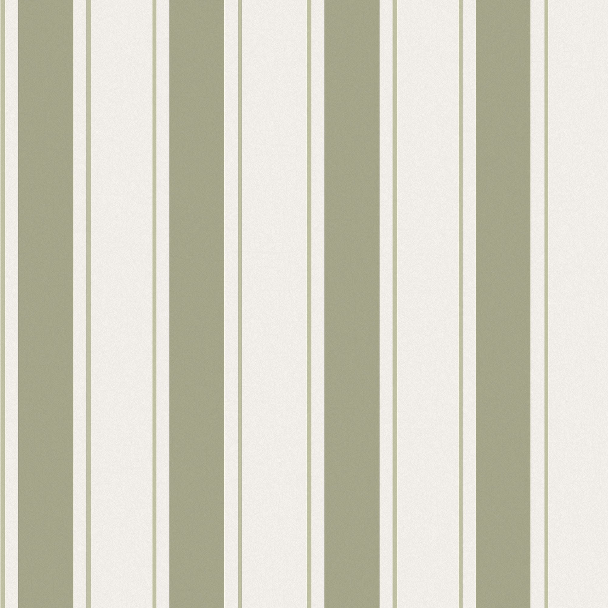 146844 Oundle Stripe Mossbank Green Wallpaper by Sophie Allport