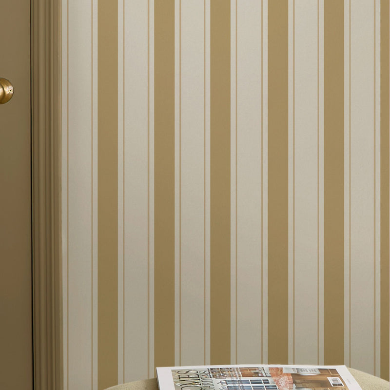 146845 Oundle Stripe Warm Honey Wallpaper by Sophie Allport