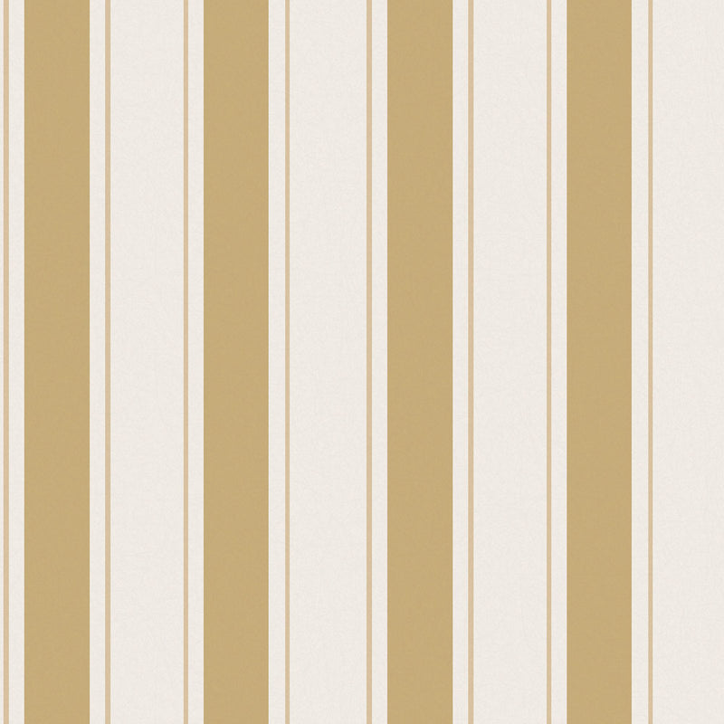 146845 Oundle Stripe Warm Honey Wallpaper by Sophie Allport