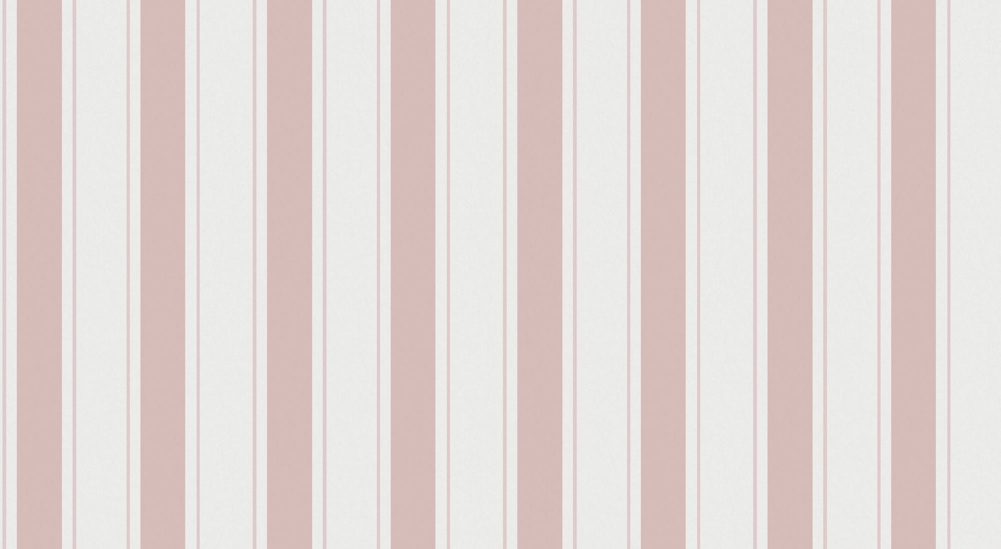 146846 Oundle Stripe Cottesmore Blush Wallpaper by Sophie Allport