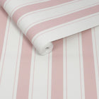 146846 Oundle Stripe Cottesmore Blush Wallpaper by Sophie Allport
