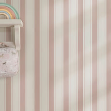 146846 Oundle Stripe Cottesmore Blush Wallpaper by Sophie Allport