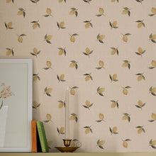 146848 Lemons Soft Linen Wallpaper by Sophie Allport