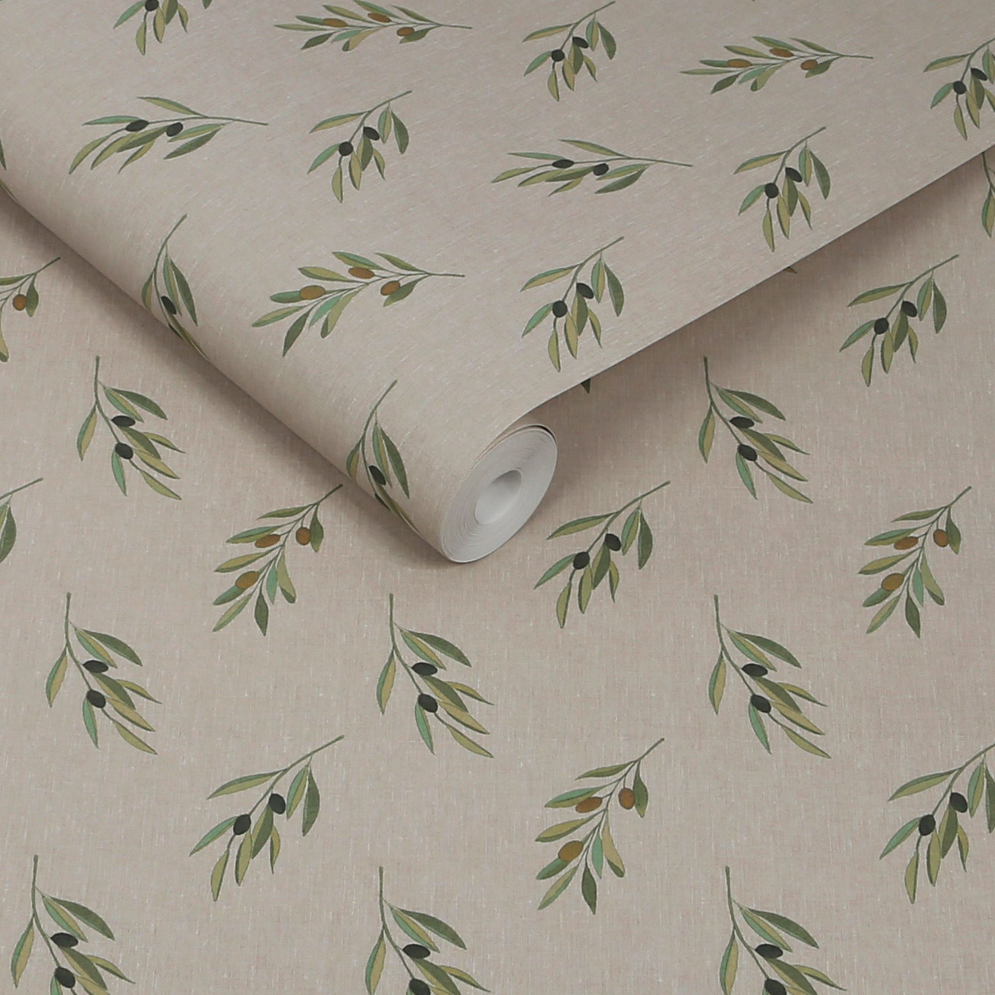 146850 Olive Branch Woven Wicker Wallpaper by Sophie Allport