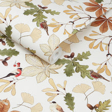 146852 Orchard Birds Warm Sand Wallpaper by Sophie Allport