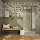 146852 Orchard Birds Warm Sand Wallpaper by Sophie Allport