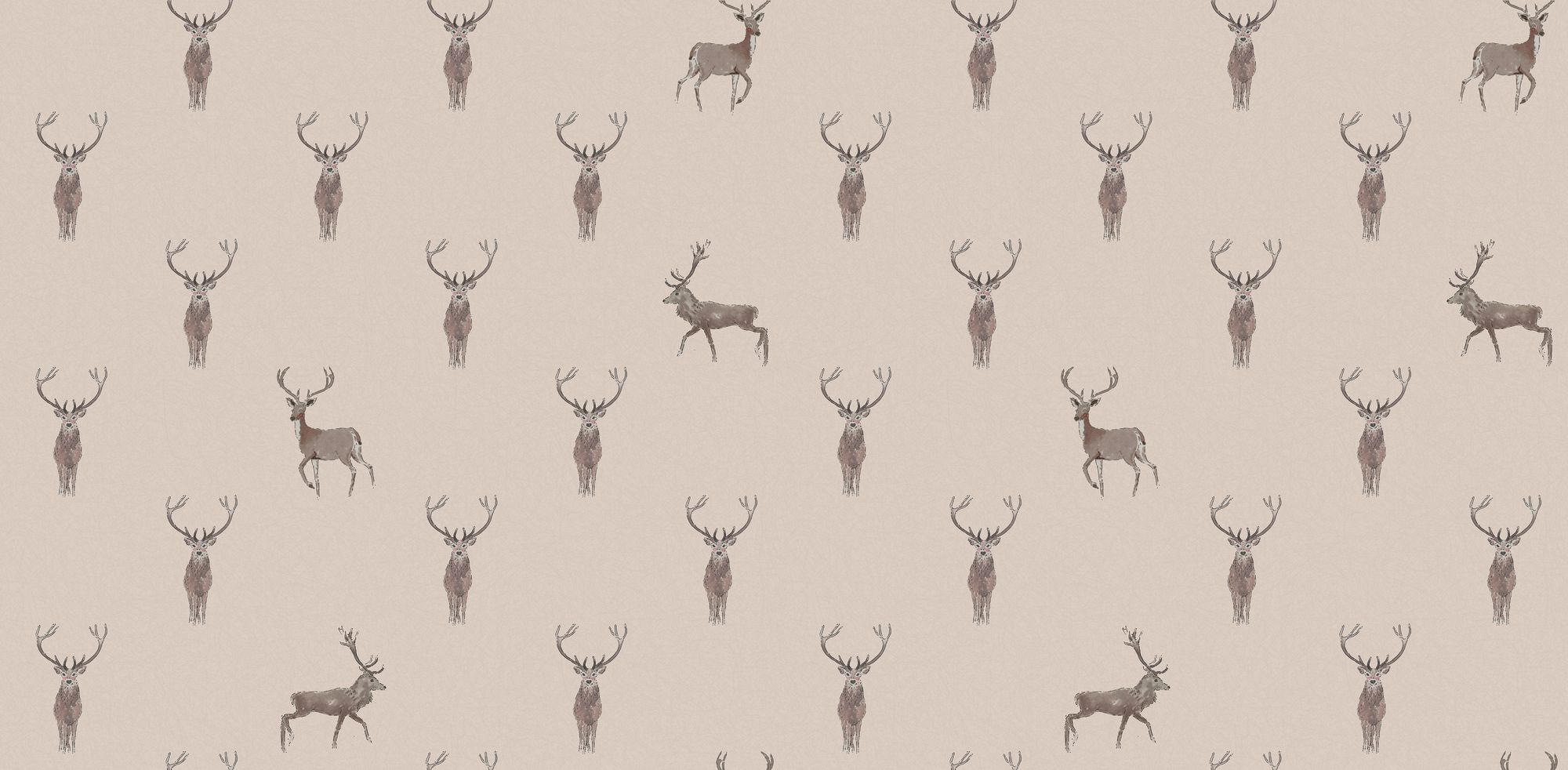 146855 Highland Stag Rutland Stone Wallpaper by Sophie Allport