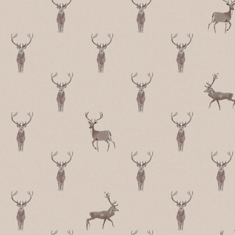 146855 Highland Stag Rutland Stone Wallpaper by Sophie Allport