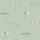 Watercolour Dragonfly Pale Sprig Sophie Allport SS26 Wallpaper by Sophie Allport