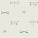 Watercolour Dragonfly Off White Sophie Allport SS26 Wallpaper by Sophie Allport