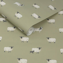 146859 Sheep Mossbank Green Wallpaper by Sophie Allport