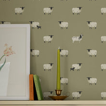 146859 Sheep Mossbank Green Wallpaper by Sophie Allport
