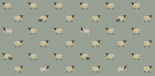 146860 Sheep Witham Blue Wallpaper by Sophie Allport