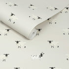 146861 Sheep Off White Wallpaper by Sophie Allport