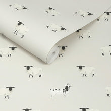 146861 Sheep Off White Wallpaper by Sophie Allport