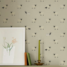 146861 Sheep Off White Wallpaper by Sophie Allport