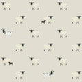 Sheep Off White Sophie Allport SS26 Wallpaper by Sophie Allport