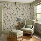 146864 Wild Floral Rutland Stone Wallpaper by Sophie Allport