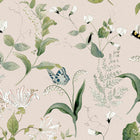 146864 Wild Floral Rutland Stone Wallpaper by Sophie Allport