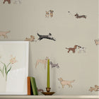 146866 Doggy Daycare Off White Off wWhite Wallpaper by Sophie Allport