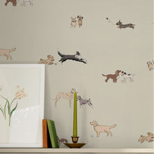 146866 Doggy Daycare Off White Off wWhite Wallpaper by Sophie Allport