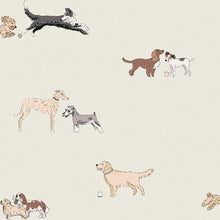 146866 Doggy Daycare Off White Off wWhite Wallpaper by Sophie Allport