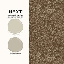 146875 Ditsy Leaf Ochre Next AW26 Wallpaper by Next