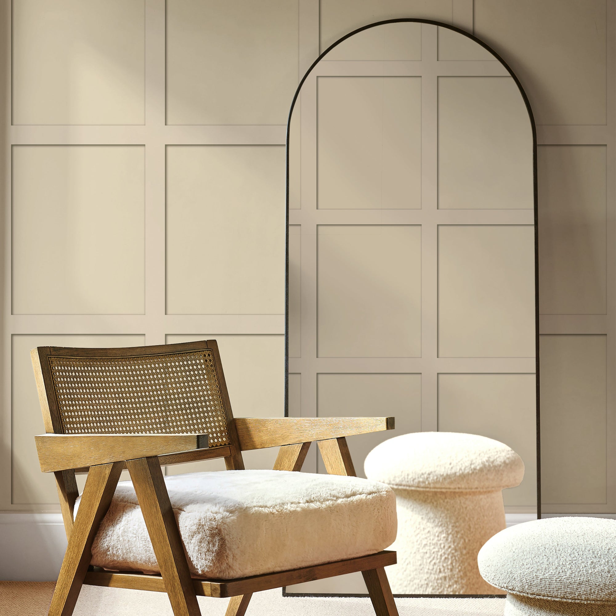 146876 Country Panel Cream Next AW26 Wallpaper by Next
