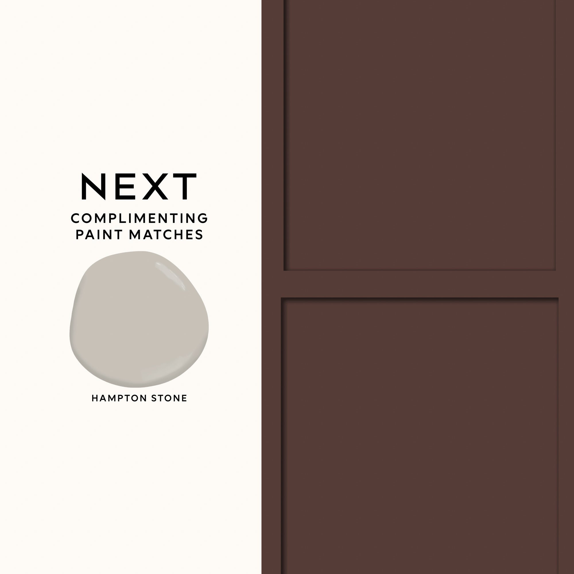 146878 Country Panel Damson Next AW26 Wallpaper by Next