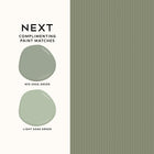 146879 Ticking Stripe Deep Green Next AW26 Wallpaper by Next
