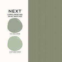 146879 Ticking Stripe Deep Green Next AW26 Wallpaper by Next