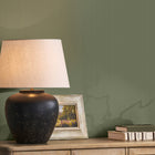 146879 Ticking Stripe Deep Green Next AW26 Wallpaper by Next