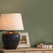 146879 Ticking Stripe Deep Green Next AW26 Wallpaper by Next