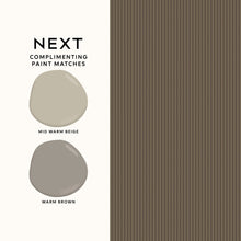 146880 Ticking Stripe Mocha Next AW26 Wallpaper by Next