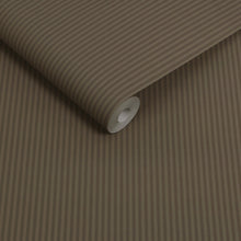 146880 Ticking Stripe Mocha Next AW26 Wallpaper by Next