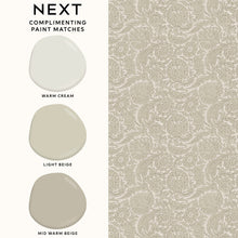 146881 Floral Woodblock Linen Next AW26 Wallpaper by Next