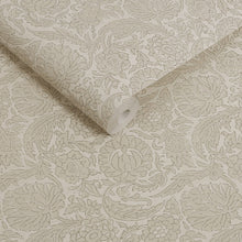 146881 Floral Woodblock Linen Next AW26 Wallpaper by Next