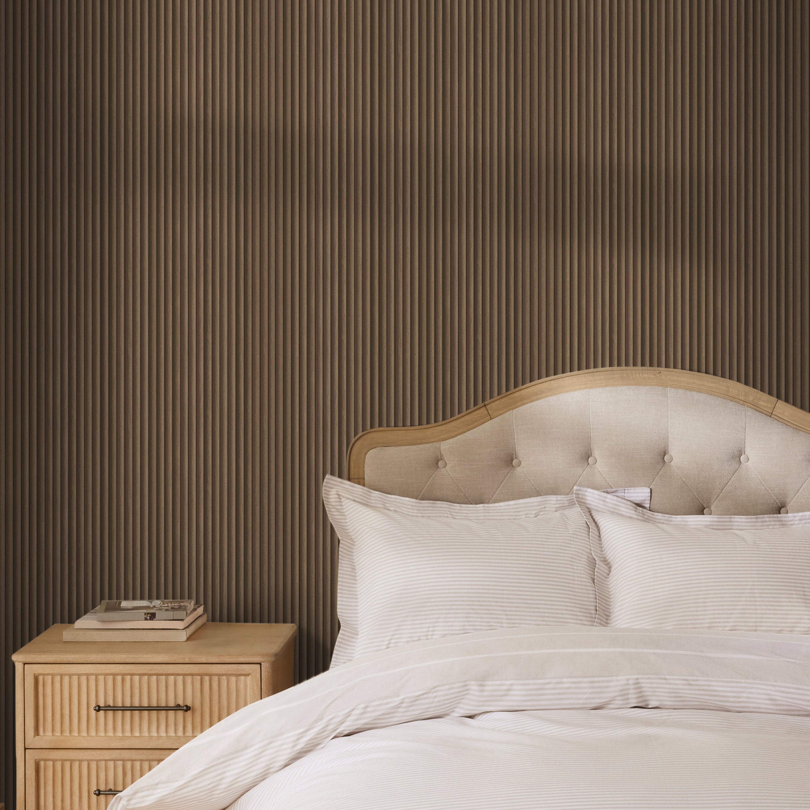 146887 Timber Mid Oak Next AW26 Wallpaper by Next