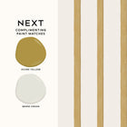 146888 Painted Stripe Ochre Next AW26 Wallpaper by Next
